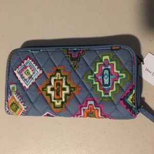 RFID Georgia accordion wallet painted medallions